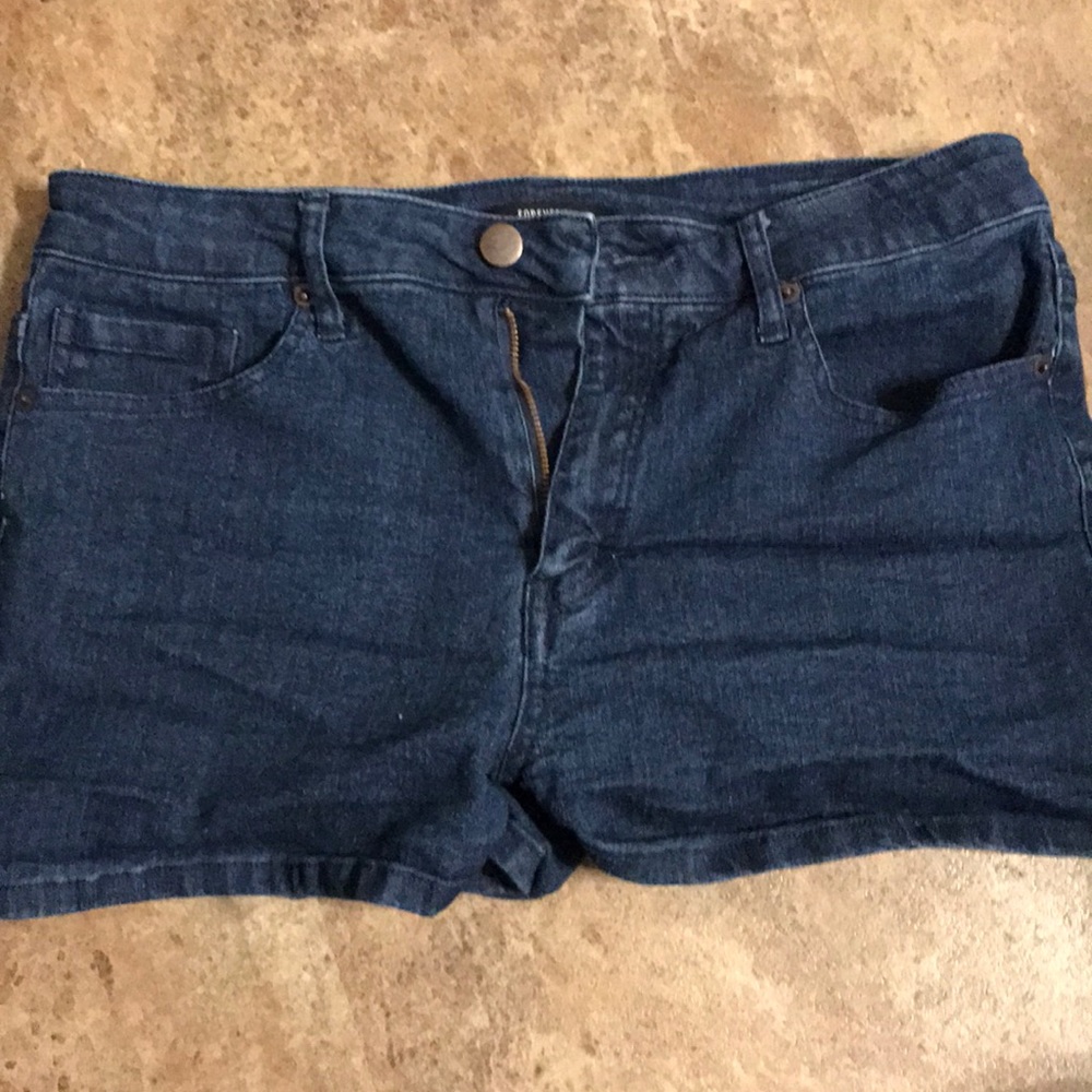 Forever 21 stretchy Jean shorts